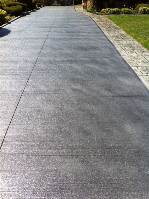 Integral Color Broomed Concrete Concrete Stain Patio Stamped