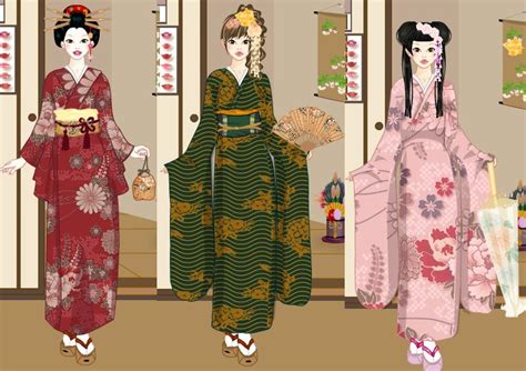 Kimono Fashion Dress Up Game By Pichichama On Deviantart