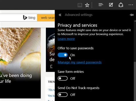 Windows 10 Manage Your Passwords In Microsoft Edge