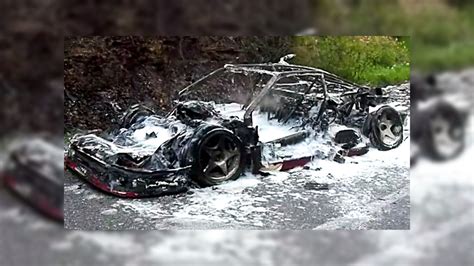 Rare Ferrari F40 Prototype Burnt To A Crisp