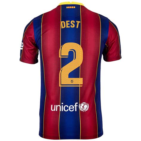 He is 19 years old from united states and playing for fc barcelona in the spain primera división (1). 2020/21 Nike Sergino Dest Barcelona Home Jersey - SoccerPro