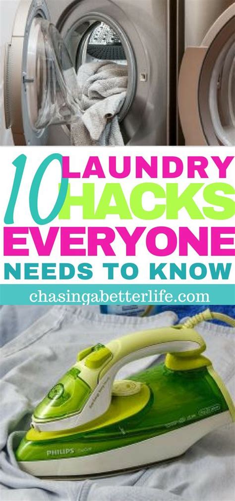10 Laundry Hacks That Save You Time Money Laundry Hacks Kitchen