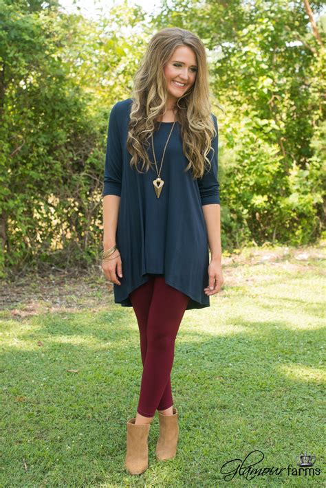 Annalee Tunic Navy Tunic Dress With Leggings Dresses With Leggings