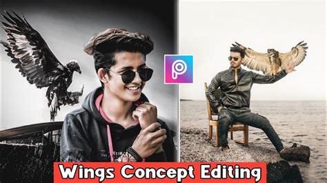Vijay Mahar Dark Wings Photo Editing Tutorial In Picsart Step By Step
