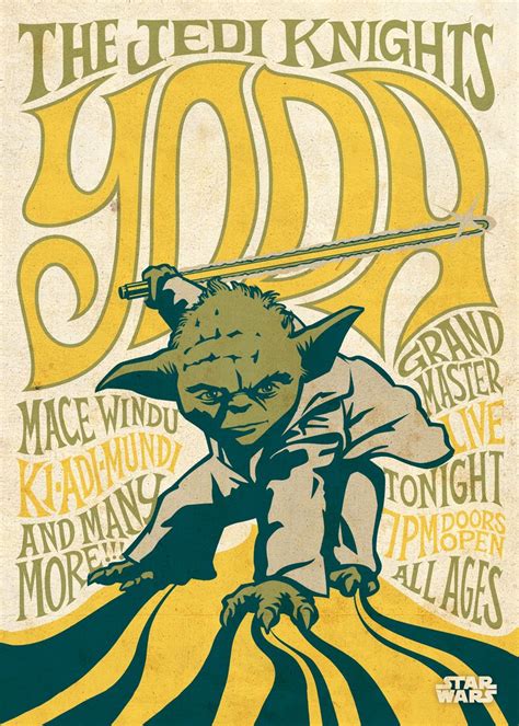 Yoda Poster Star Wars Poster Star Wars Art Poster Wall Poster