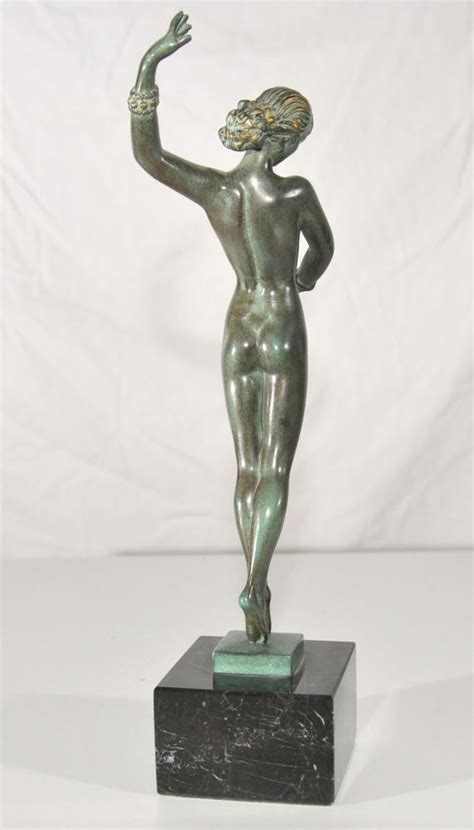 Find many great new & used options and get the best deals for katzhutte hertwig vintage art deco 1930s lady dancer figurine figure 912 model at the best online prices at ebay! Antique Art Deco Bronze Dancer Figurine Signed Guerbe Original
