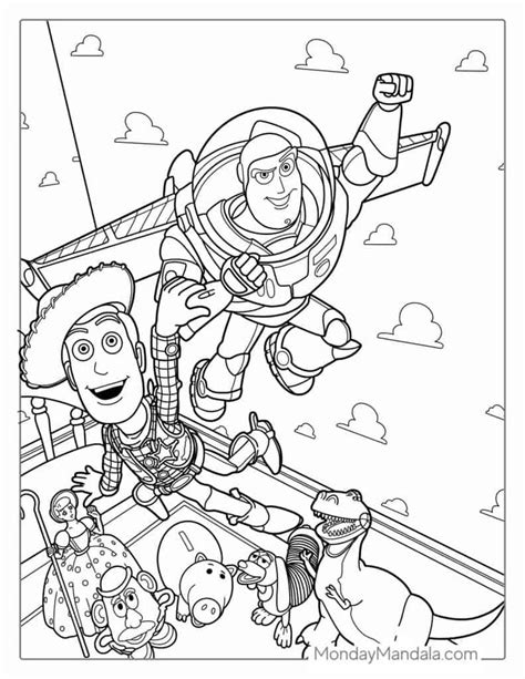 Toy Story Coloring Pages Free Pdf Printables Toy Story Coloring