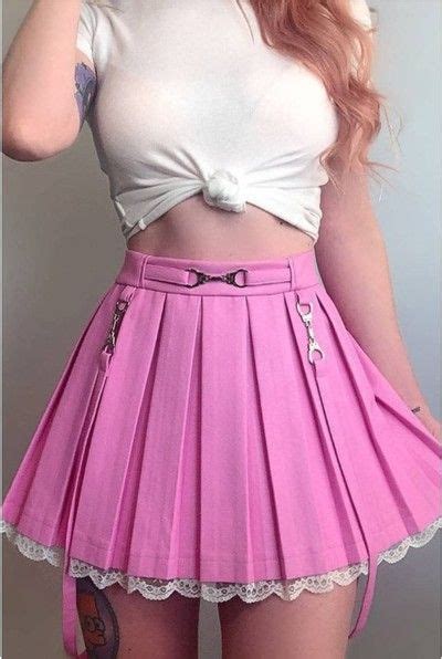 pleated harajuku high waist mini skirt with straps from koko fashion mini pleated skirt mini