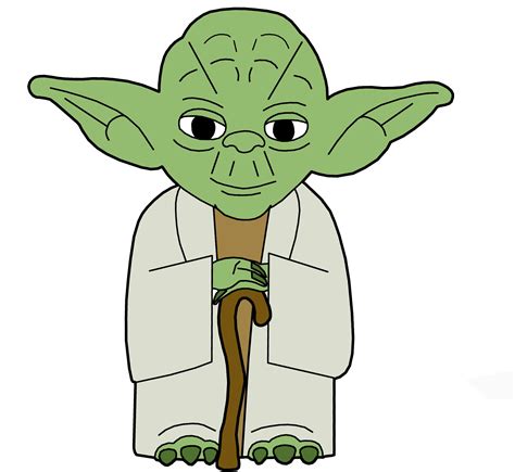 Star Wars Yoda Drawing Free Download On Clipartmag