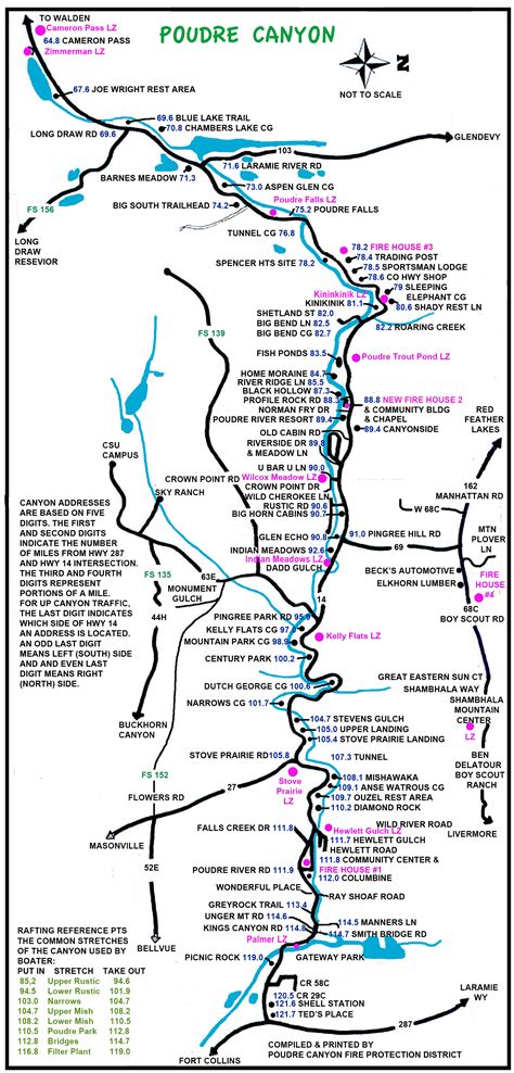 Canyon Lakes Ranger District Map