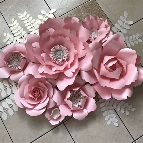 Super Pink Paper Flower Art Flower Crafts Paper Art Giant Paper