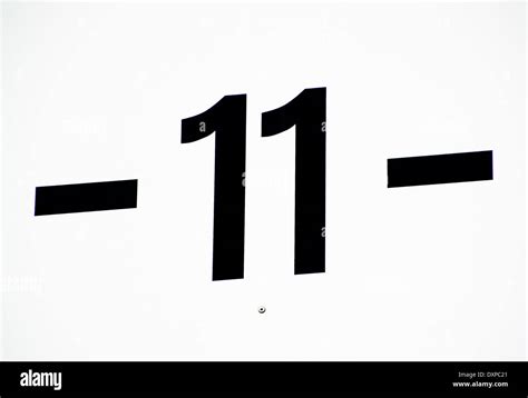 Number 11 Eleven Stock Photo Alamy