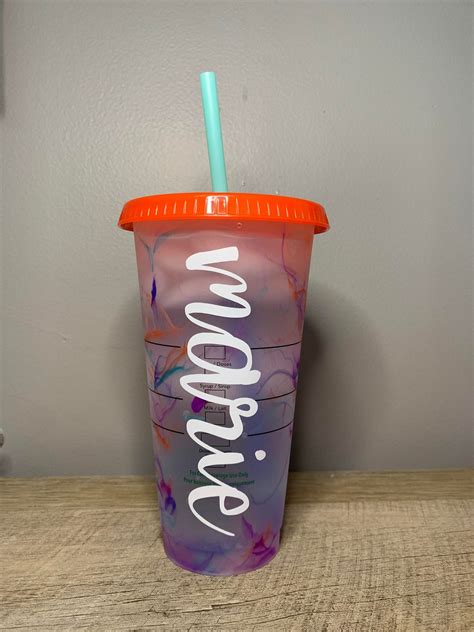 New Color Changing Starbucks Summer Cups With A Color Changing Etsy
