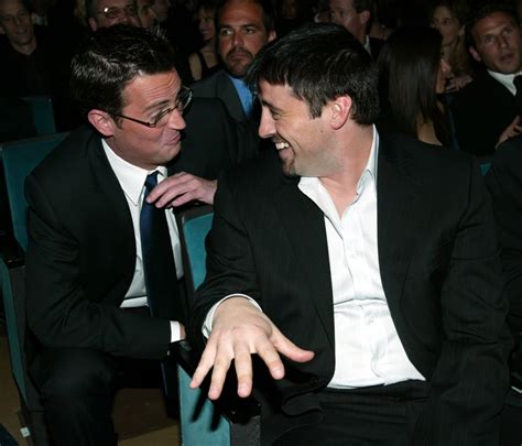 Matthew Perry And Matt Leblanc Chatted During The Peoples Choice The