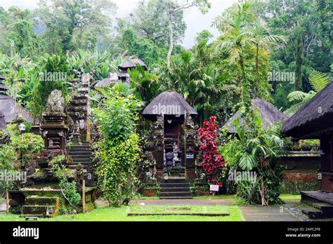 Pura Luhur Batukaru Temple Bali March View On Hindu Temple In Green Jungle With