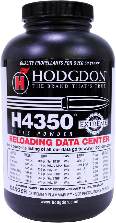 Hodgdon Powder H4350 Smokeless 1 Lb 11117995