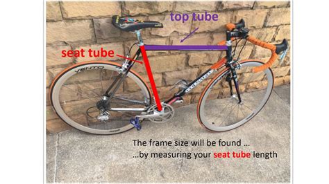 Measure Bicycle Frame Size Youtube