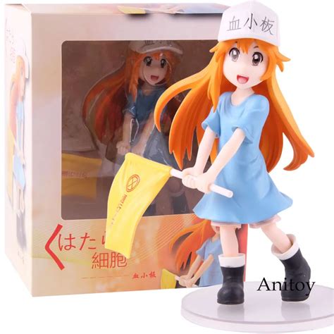 Anime Hataraku Saibou Cells At Work Platelet Cute PVC Action Figure Collectible Model Toy In