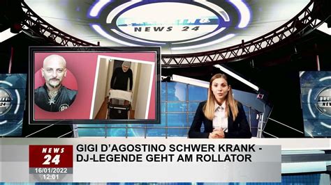 Gigi Dagostino Schwer Krank Dj Legende Geht Am Rollator Youtube
