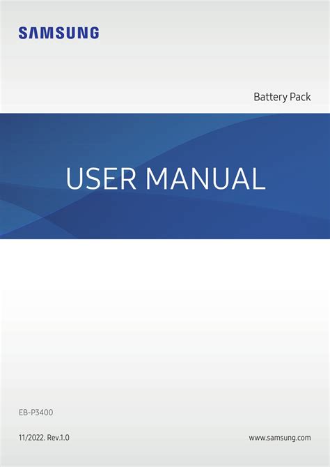 Samsung Eb P3400 User Manual Pdf Download Manualslib