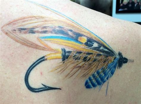 The tattoo is a nice sleeve with a lot going on including a compass. BtrsspcCIAA1kF5.jpg:large (1024×753) | Fly fishing tattoo ...