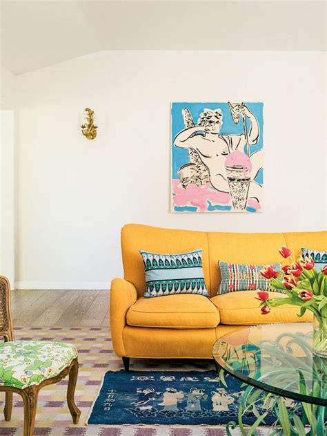 75 Beautiful Yellow Sofa For Living Room Decor Ideas Yellow Living
