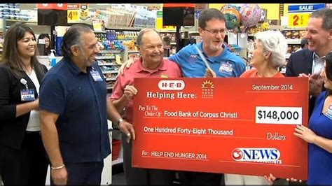 And bill witt park, 6869 yorktown blvd. HEB Donates $148,000 Check to Food Bank of Corpus Christi ...