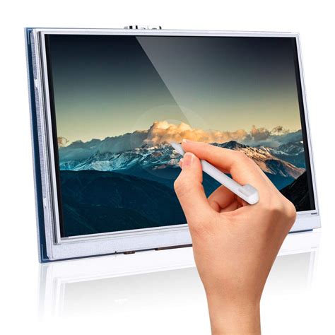 Longruner Para Raspberry Pi 4 Pantalla Táctil De Touch Screen Hdmi Lcd Tft De 800x480 5 Pulgadas