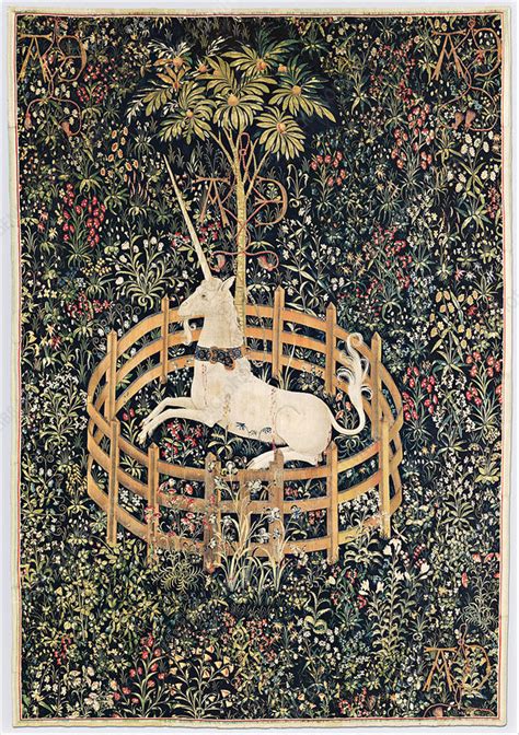 The Unicorn In Captivity Circa 1500 Stock Image C0420055