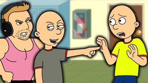 Classic Caillou Gets Caillou Expelledgrounded Big Time Youtube