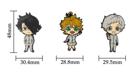 The Promised Neverland Series Collection Emma Ray And Norman Etsy