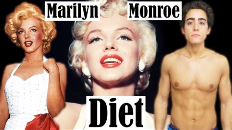 I Followed Marilyn Monroe S Diet For A Day Youtube