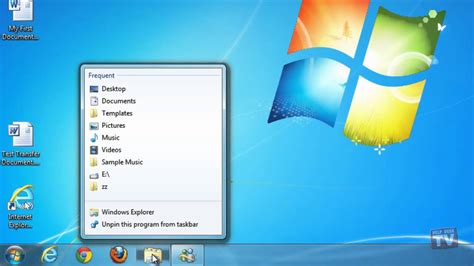 Accessing Your Most Frequently Used Folders Or Libraries In Windows 7