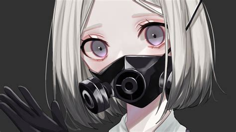 Anime Pfp Mask Anime Gas Mask Red Eye 4k Wallpaper 33 Anime Face