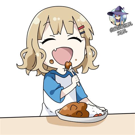 Yuru Yuri Sakurako Eating By Raibarunkun On Deviantart