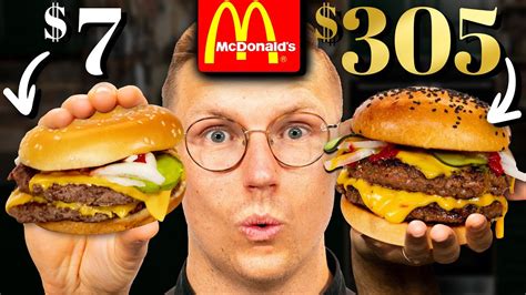 7 Vs 305 Mcdonalds Double Quarter Pounder Taste Test Fancy Fast Food Youtube