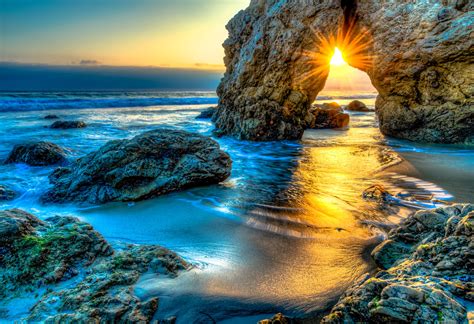 Seacave Sunsets Epic High Resolution Malibu Sunset Ocean Flickr
