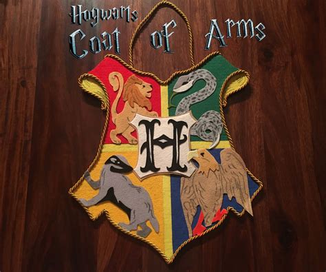 Hogwarts Coat Of Arms 8 Steps With Pictures Instructables