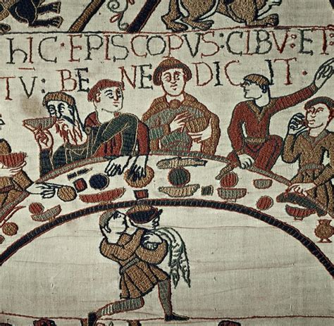 Tapisserie de bayeux tapisʁi də bajø or la telle du conquest; Der Teppich Von Bayeux