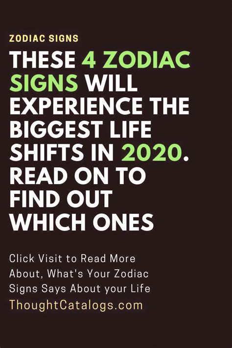 These 4 Zodiac Signs Will Experience The Biggest Life Shifts In 2020