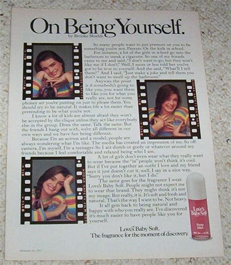 Loves Baby Soft Ad With Brooke Shields I Still Have My Bottle From