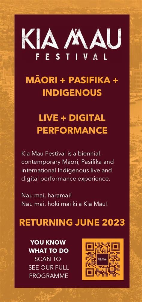 Kia Mau Festival Circa Theatre