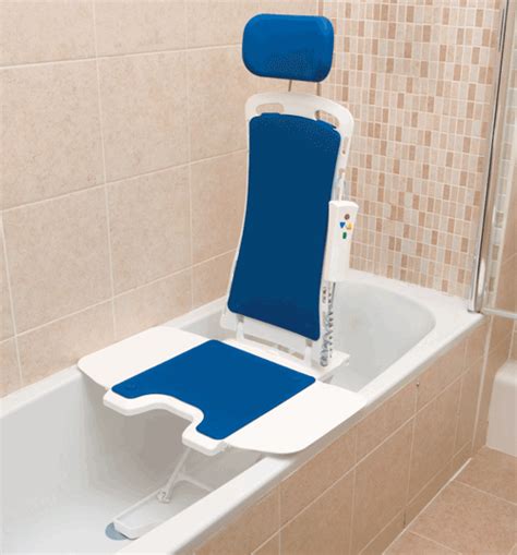 Ameriglide's luxury bath lift is a powerful, yet gentle model that will safely lift and lower you into your tub with a push of a button! Bellavita Bath Lift Auto Reclining by Drive: 477200252