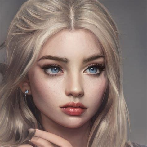 Foto Fantasy Fantasy Girl Digital Portrait Art Digital Art Girl Woman Face Girl Face