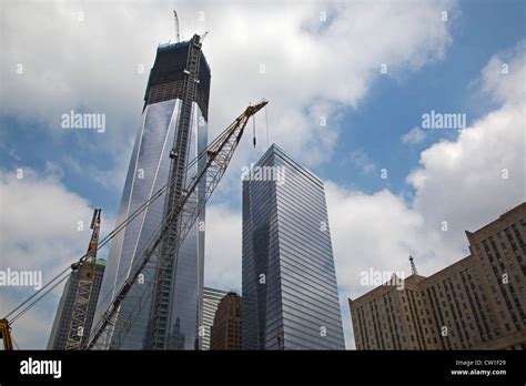 Wiederaufbau Des World Trade Center Office Towers Stockfotografie Alamy