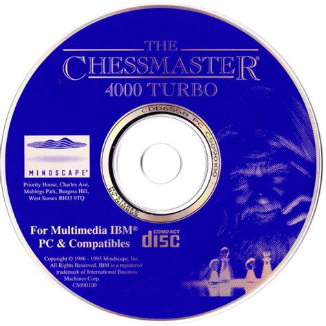 The Chessmaster 4000 Turbo V110 The Software Toolworks Free