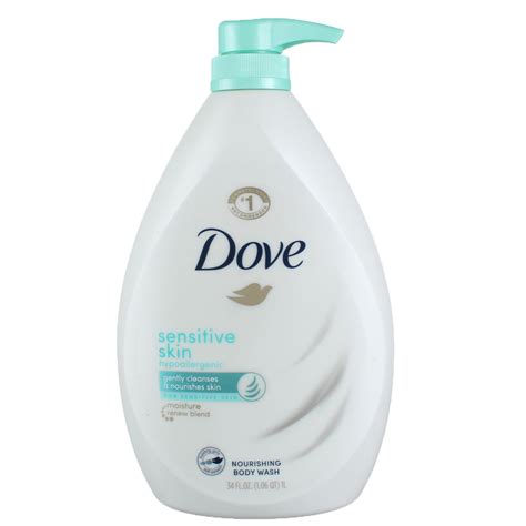 Dove Sensitive Skin Sensitive Skin Body Wash Fragrance Free 34 Fl Oz