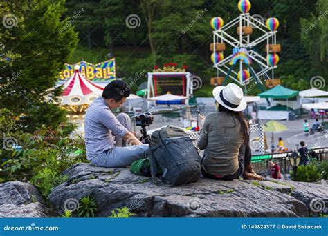 Picnic In Central Park Editorial Photography Image Of State 149824377