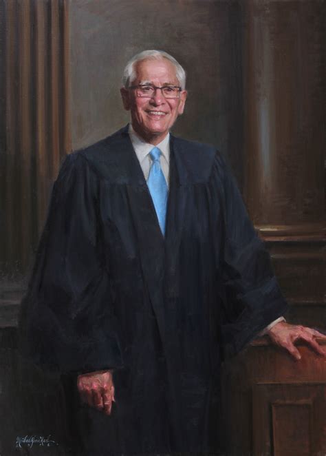 Portrait Painting Of Judge Julio Fuentes — Michael Shane Neal