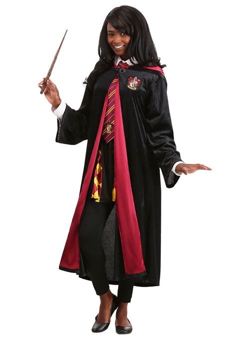Deluxe Harry Potter Gryffindor Robe Costume For Plus Size Adult